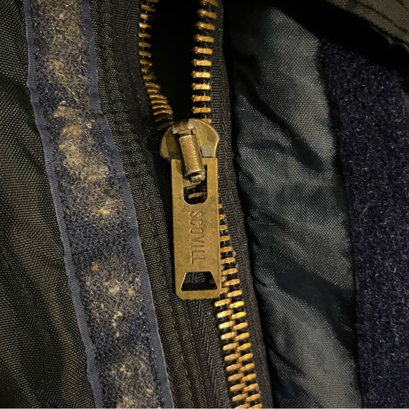 Navy Blue RefigiWear Zip Up Jacket, Size Large - Picture 11 of 12